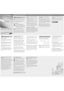 Samsung GT E1150 manual. Tablet Instructions.